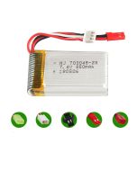 7.4V 850mAh 25C Lipo Battery 703048 For RC Quadcopter 