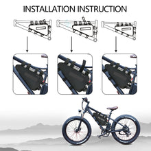 48V 24AH U004 Ebike Motor Lithium-ionen Batterie Elektrische Fahrrad 50A BMS wasserdichte Dreieck Batterie mit Ladegerät Im Freien ebike