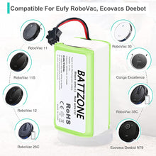 14,4 V 2600mAh Li-Ion Ersatzakku Für Eufy RoboVac Staubsauger 11 11S 11S MAX 12 15C 15C MAX 15T 30 30C Max 35C