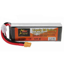 ZOP lipo Akku 11.1V 6000mAh 3S 50C mit XT60 Stecker für RC Hobby Auto Helikopter Fleugzeug Boot