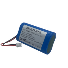 18650 7,4 V Lithiumbatterie 3500 mAh Akkupack Lautsprecher Lautsprecher Schutzplatine