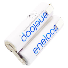 2 Stück eneloop Standard 2,4 Volt NiMH AkkuPack AA Mignon mit Lötfahnen, 2,4 Volt 2000mAh