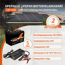 Smart Schnellladung 14.6V 20A Batterie ladegerät für 12.8v LiFePO4 Akku