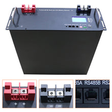 48V 100Ah LiFePO4-Akku Pack 5KW Deep Cycle-Akku mit integriertem BMS, LED-Monitor Passend für Wohnmobile, Solar, Marine