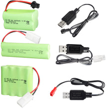 4,8V 2400mAh AA NiMH Ni-Mh Akkupack mit USB Ladegerät für ferngesteuertes Spielzeug