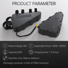 EU Lagerhaus 48V 20AH Ebike Motor Lithium-ionen Batterie Elektrische Fahrrad 50A BMS wasserdichte Dreieck mit Ladegerät Im Freien U004