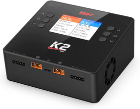 ISDT K2 Lipo AC 200W DC 500Wx2 20A Akku Ladegerät Balance Entlader für Life/Lilon/LiPo 1-6S/ LiHv/Pb/NiMH RC Akku Batterien