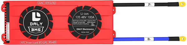 Daly smart bms Li-ion 13S 48V 100A with Fan  bluetooth 33 65 184