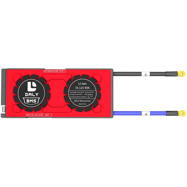 Daly BMS Li-Ion 3S 12V 80A separate Lithiumbatterie BMS