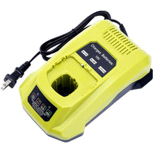 Akkuladegerät kompatibel mit Ryobi 12V-18V One+ Lithium-Ion NiCad NiMh Akku P102 P108 P189 P197 HP Akku PBP002 PBP005