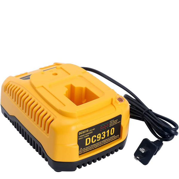 7.2V-18V Akku-Ladegerät DC9310 kompatibel mit Dewalt 18V 14.4V 12V 9.6V 7.2V NiCad & NiMh Akku DC9096 DC9098 DC9099