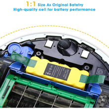 14,4 V 4,5 Ah Ersatzakku kompatibel mit Roomba Akku R3 500 600 700 800 900 Series 500 510 531 535 540 550 552 560 570 580 580 5 580