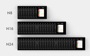 ISDT N8 Batterieladegerät Akku Ladegerät LCD-Display Schnellladegerät für 8 Akkus NI-MH NI-Cd AA AAA Li-lon LiFePO4 Akku