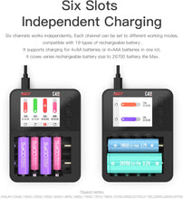 ISDT C4 EVO Batterieladegerät Akku Schnellladen  TYPE-C QC 3.0 LiHv- und LiFePO4 18650 18700 26650 wiederaufladbare Batterien