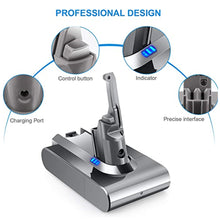 21.6V 4500mAh Li-Ionen Ersatzakku für Dyson V8 SV10 Akku Staubsauger V8 Absolute, V8 Animal, V8 Fluffy, V8 Motorhead Batterie