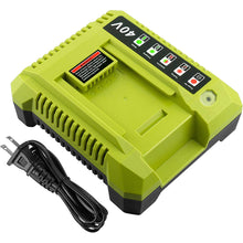 40-Volt-Lithium-Ionen-Ladegerät OP401 Kompatibel mit 40-V-Akku OP4026 OP40201 OP4040 OP40401 OP4050 OP4050A OP40501 OP40601