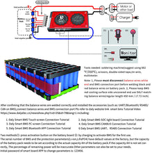 Daly smart bms Lifepo4 Li-ion 16S 48V 60V 80A bluetooth 19 66 150