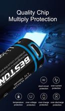 3,7 V 650 mAh ICR 16340 RCR123A Beston Lithium-Ionen-USB-Akku mit neuer Funktion