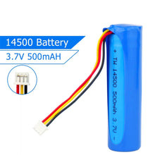 3,7 V 500 mAh 14500 wiederaufladbare Ionenbatterie RC-Fernbedienung Auto P0arts MX 1.25-3P-Anschluss