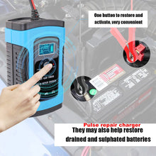 12V 6A Batterie Ladegerät Automatische Betreuer Tragbare Smart Blei Säure Batterien Power Lade Adapter Für Automotive Lkw Auto