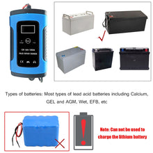 12V 6A Batterie Ladegerät Automatische Betreuer Tragbare Smart Blei Säure Batterien Power Lade Adapter Für Automotive Lkw Auto