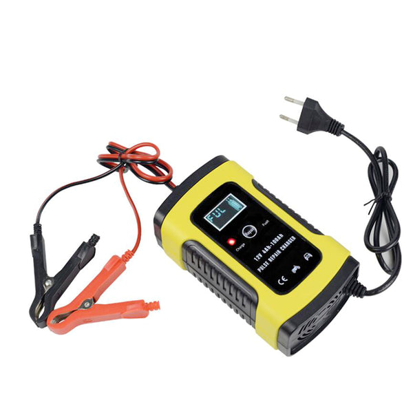 12V Volle Automatische Auto Akku Ladegerät 110 V/220 V Zu 12V 6A LCD Display Smart Schnelle auto Motorrad Elektrische Auto Batterie Lade