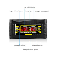 12V 6A Autobatterieladegerät Tragbares intelligentes AGM GEL Blei-Säure-Ladegerät 12 Volt Automatik Für 12V 75AH 100AH