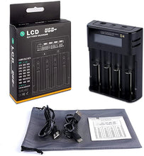 18650 Ladegerät Universal Akkuladegerät für 18650 18500 18350 17670 17500 16340 14500 3.7v Li-Ion NI-MH Akku Batterieladegerät