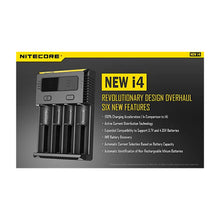 NITECORE New i4 (2016 Version) Intelligent Charger Universal Smart Ladegerät mit WINGONEER USB LED Licht