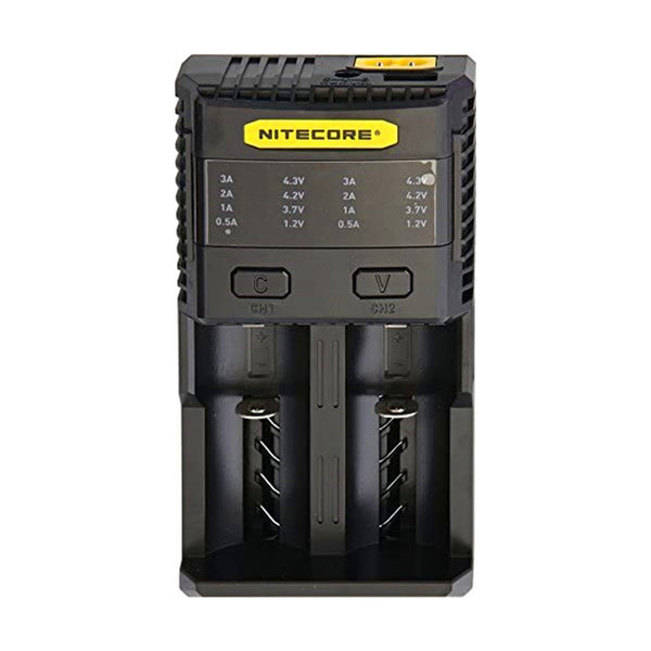 NITECORE Schnellladegerät SC2 Ladegerät für Akkus/Batterien