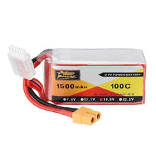 ZOP POWER Lipo Batterie Mit XT60-Stecker 14.8V 1500mAH 100C 4S  für Eachine Wizard X220S FPV Racer RC Drone