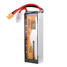 ZOP Power Lipo Batterie XT60 Stecker 14.8V 3200mAh 75C 4S  für RC Flugzeug