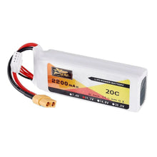 ZOP Power Lipo Akku XT60 Stecker 11.1V 2200MAH 3S 20C 1003020