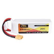 ZOP Power Lipo Akku XT60 Stecker 11.1V 2200MAH 3S 20C 1003020