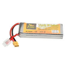 ZOP Power  Lipo Batterie XT60 Stecker 14.8V 3000mAh 30C 4S für RC Quadcopter 2642135