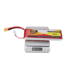 ZOP Power  Lipo Batterie XT60 Stecker 7.4V 6000mAh 45C 2S für Rc Racing Car