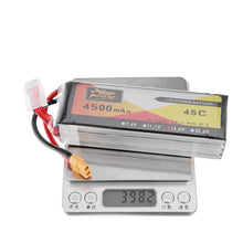 ZOP Power Lipo Batterie XT60 Stecker 14.8V 4500mAh 4S 45C 1354433