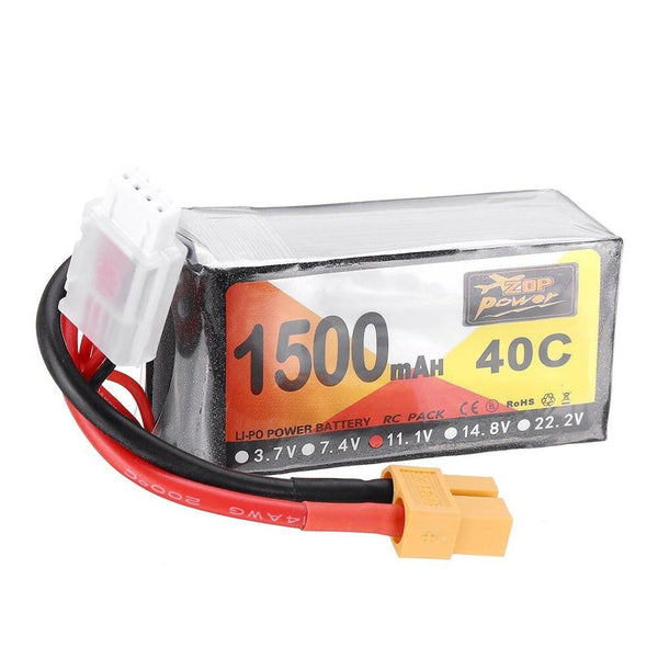 ZOP PowerLipo Akku XT60 Stecker 11.1V 1500mAh 40C 3S