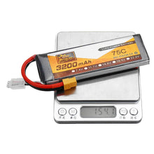 ZOP Power  Lipo Batterie XT60 Stecker 7.4V 3200mAh 75C 2S für RC Auto Flugzeug