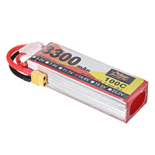 ZOP Power  Lipo Batterie XT60 Stecker 14.8V 3300mAh 100C 4S für RC Helikopterboot