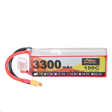 ZOP Power  Lipo Batterie XT60 Stecker 14.8V 3300mAh 100C 4S für RC Helikopterboot