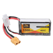 ZOP Leistung Lipo Akku XT60 Stecker 7.4V 1500mAh 40C 2S