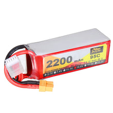 ZOP Power Lipo Batterie XT60 Stecker 14.8V 2200mAh 95C 4S  für RC Racing Drone