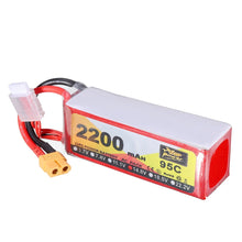 ZOP Power Lipo Batterie XT60 Stecker 14.8V 2200mAh 95C 4S  für RC Racing Drone