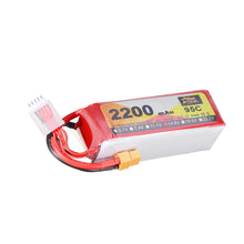 ZOP Power Lipo Batterie XT60 Stecker 14.8V 2200mAh 95C 4S  für RC Racing Drone