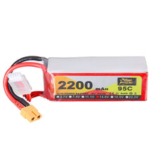 ZOP Power Lipo Batterie XT60 Stecker 14.8V 2200mAh 95C 4S  für RC Racing Drone