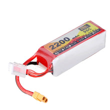 ZOP Power Lipo Batterie XT60 Stecker 14.8V 2200mAh 95C 4S  für RC Racing Drone