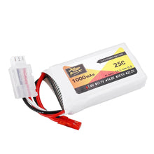 ZOP Leistung 25C Lipo Akku JST Stecker 2S  7.4V 1000mAh