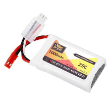 ZOP Leistung 25C Lipo Akku JST Stecker 2S  7.4V 1000mAh