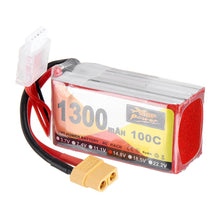 ZOP Power Lipo Batterie XT60 Stecker 14.8V 1300mAh 100C 4S  für RC Racing Drone